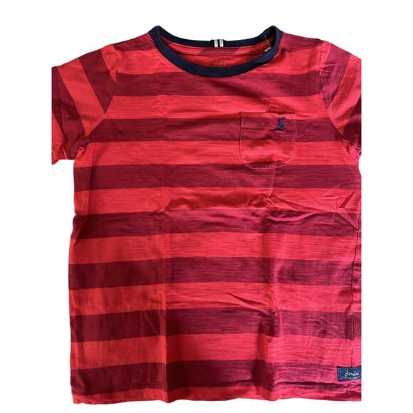 Joules Red Stripe Shirt size 10 - Picture 1 of 3